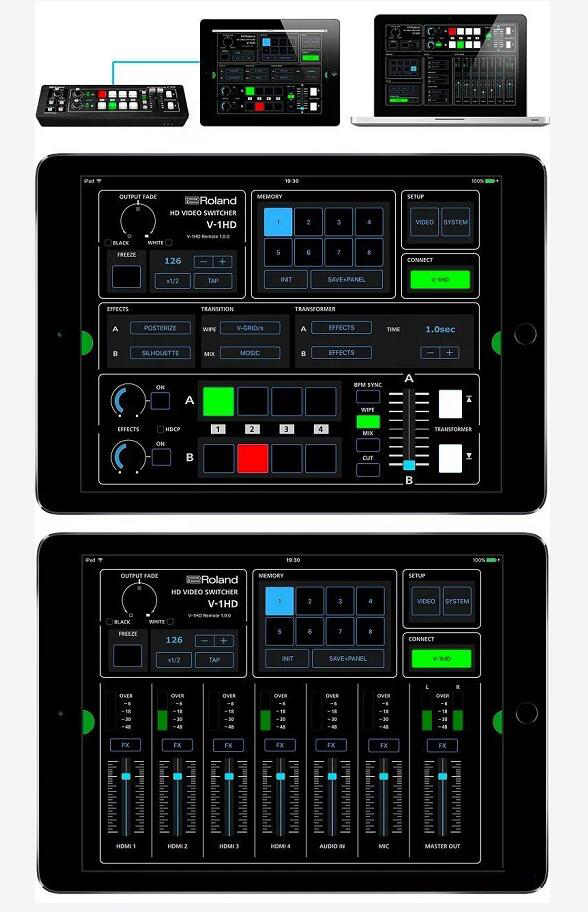 逻兰,Roland,逻兰V-1HD,逻兰V-1HD,逻兰V-1HD切换台