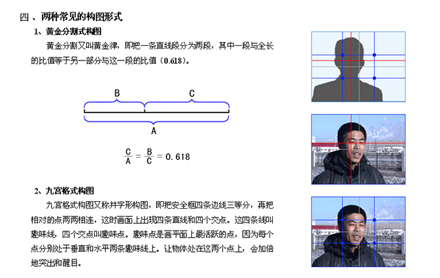 摄像构图